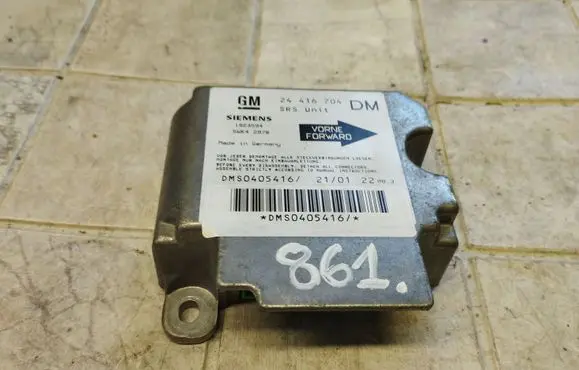 Opel Zafira A Airbag control unit/module 24416704 1923594