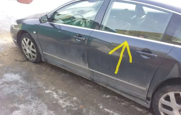 Citroen C6 Rear door window glass TRIPLEX LAMINATED AS2