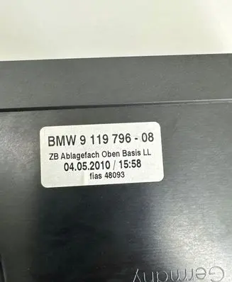 BMW 7 F01 F02 F03 F04 Glove box 9119796