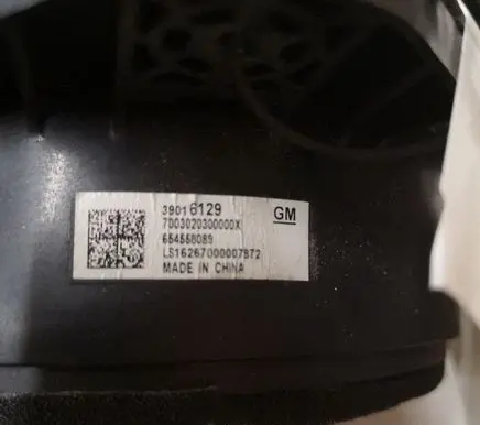 Opel Astra K Front door speaker 39016129 654558089