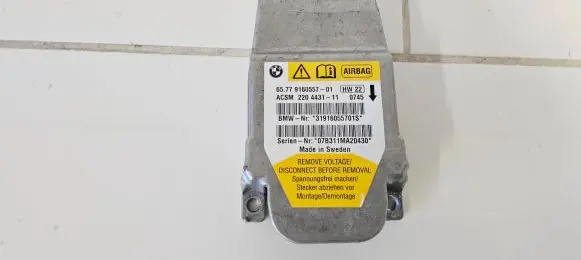 BMW 5 E60 E61 Airbag control unit/module 220443111 31916055701S 07B311MA20430