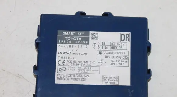 Toyota Prius (XW30) Other control units/modules 8999047050