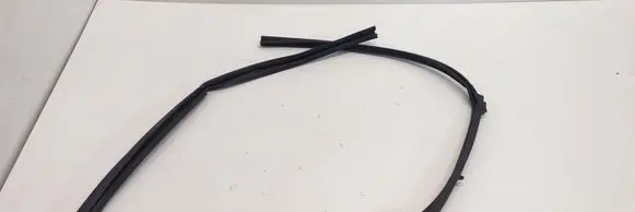 Front door glass trim molding