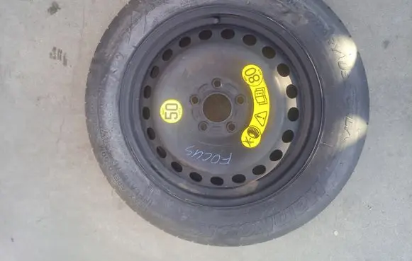 Ford Focus R16 spare wheel 