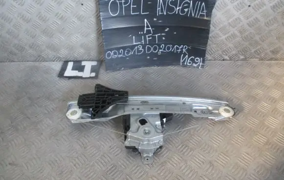 Opel Insignia A Rear window lifting mechanism without motor 20952450