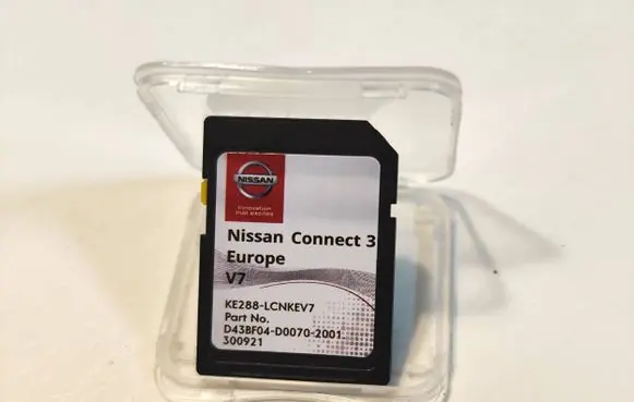 Nissan Leaf II (ZE1) Navigation maps CD/DVD KE288LCNKEV7 300921 D43BF04D00702001