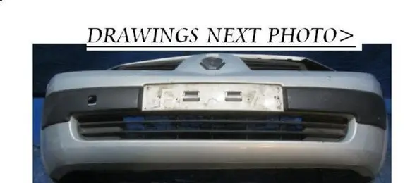 Renault Megane II Front bumper 8200142000