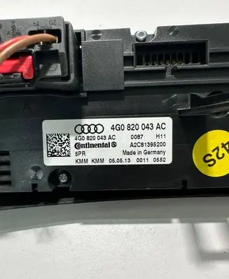 Audi A6 S6 C7 4G Climate control unit 4G0820043AC A2C81395200
