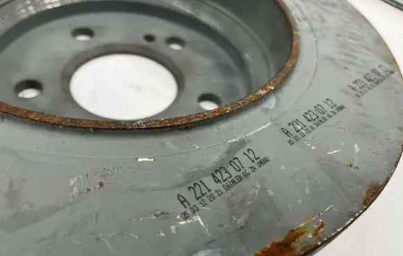 Mercedes-Benz S W221 Rear brake disc a2214230712