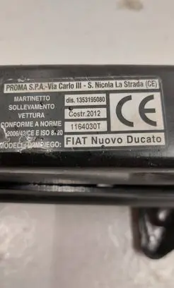 Fiat Ducato Lift Jack 1353195080 1164030T