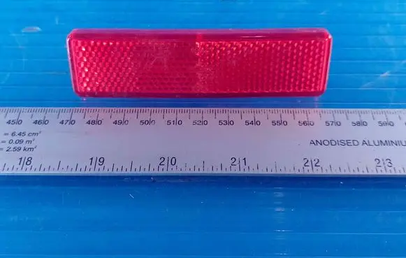 Renault Trafic II (X83) Rear tail light reflector 7700353184 1123500C