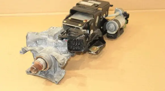 Steering wheel axle set