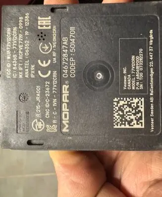 Jeep Compass Blind spot module 04672847AB 50147011