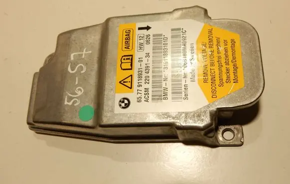 BMW 5 E60 E61 Airbag control unit/module 65779118931 9118931 5657