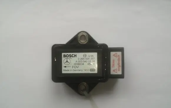 Mercedes-Benz E W211 ESP acceleration yaw rate sensor 0265005267 A0035420318