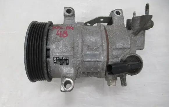 Peugeot 2008 I Air conditioning (A/C) compressor (pump) 9672247080