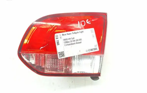 Volkswagen Golf VI Tailgate rear/tail lights 89090386R