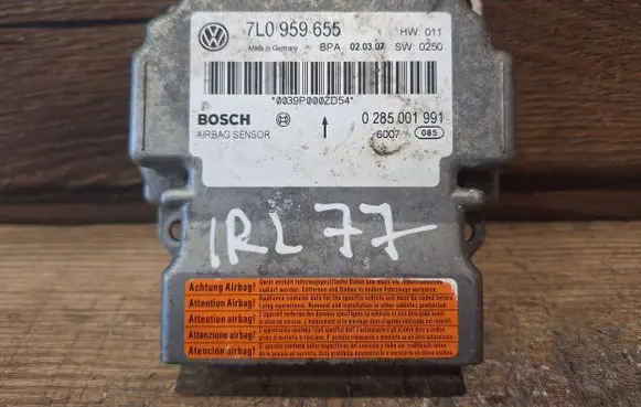 Volkswagen Touareg I Airbag control unit/module 7L0959655 0039P000ZD54 0285001991