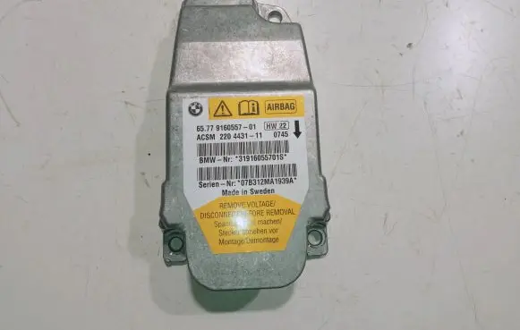 BMW 5 E60 E61 Airbag control unit/module 9160557 220443111 31916055701S
