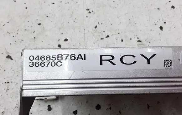 Chrysler Pacifica Sound amplifier 04685876AI 36670C