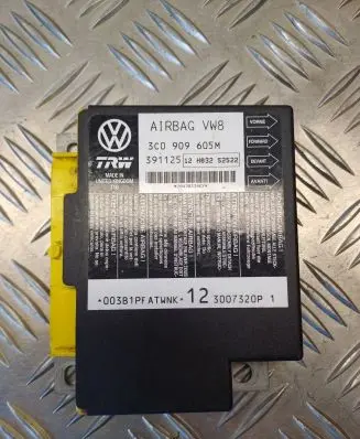 Volkswagen PASSAT B6 Airbag control unit/module 3C0909605M 391125 12H032S2522