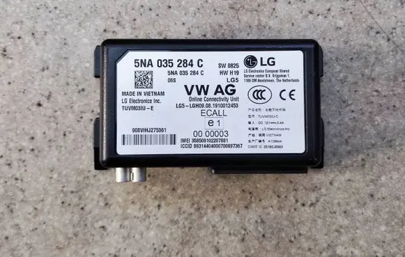Skoda Superb B8 (3V) Other control units/modules 5NA035284C56 5NA035284C