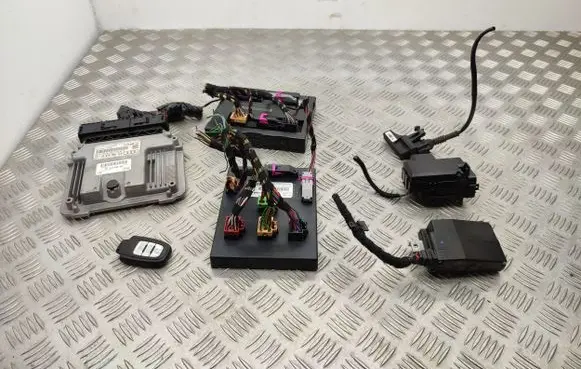 Audi A4 S4 B8 8K Engine ECU kit and lock set 03L906018AC 0281018375 8K0907063AH