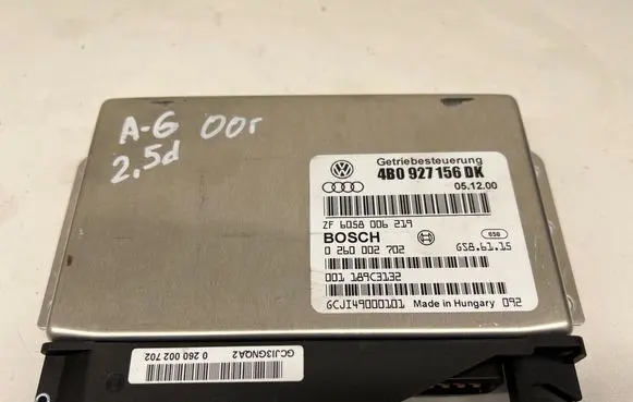Audi A6 S6 C5 4B Gearbox control unit/module 4B0927156DK