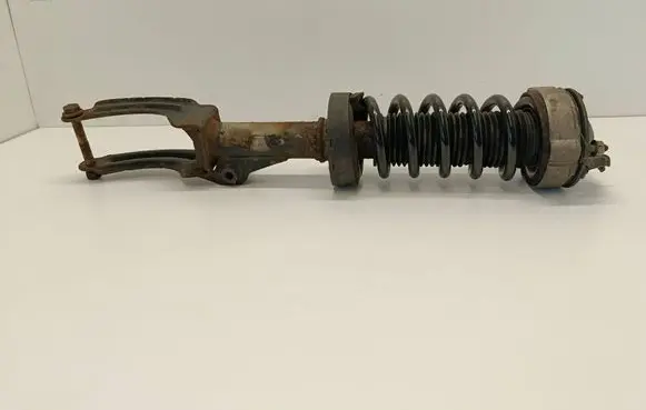 Front shock absorber with coil spring