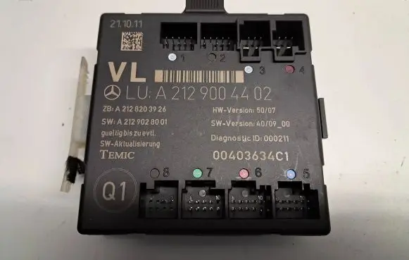 Mercedes-Benz E W212 Door control unit/module A2129004402