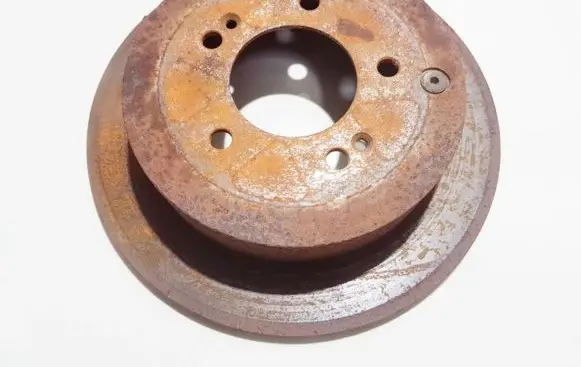 Hyundai Santa Fe Rear brake disc neventiliuojamas