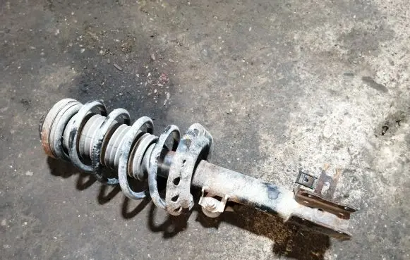 Opel Astra H Front shock absorber with coil spring