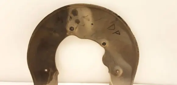 Audi A6 S6 C7 4G Front brake disc dust cover plate 