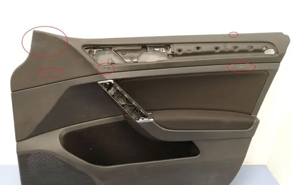 Volkswagen Golf VII Front door card panel trim 5G4868080 5G4867012 5G4868422