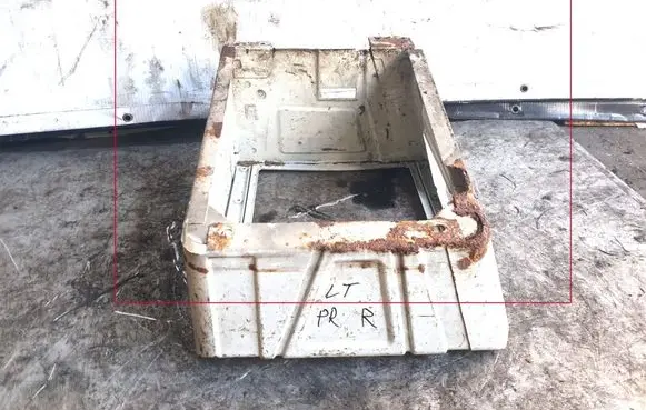 Volkswagen II LT Front passenger seat console base 