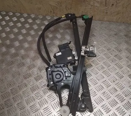 Volkswagen Sharan Sliding door window regulator with motor 7M3837401 YM21A23201AA