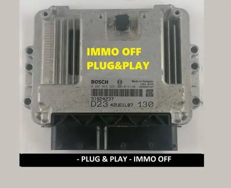 Fiat Ducato Engine control unit/module ECU 51824237 0281014210 42U61L07