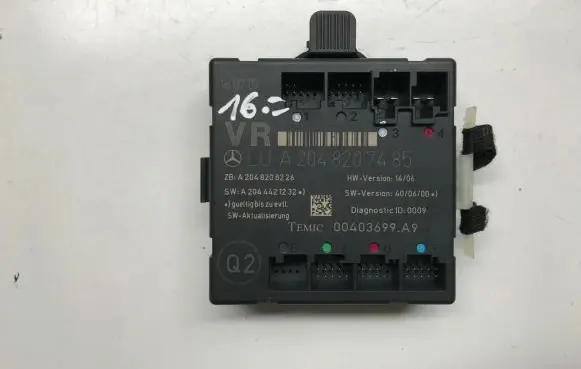 Mercedes-Benz C W204 Door control unit/module A2048207485