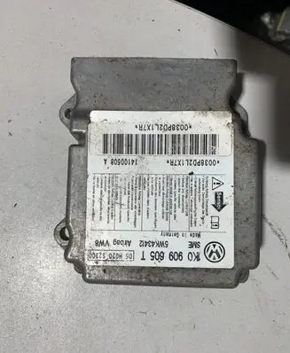 Volkswagen Golf Plus Airbag control unit/module 1K0909605T 5WK43412 05H020823
