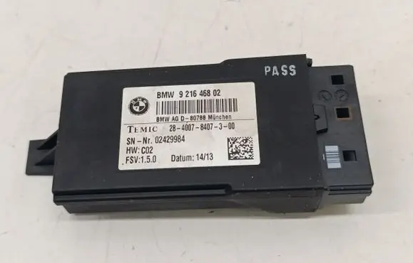 BMW 3 F30 F35 F31 Seat control module 9216468