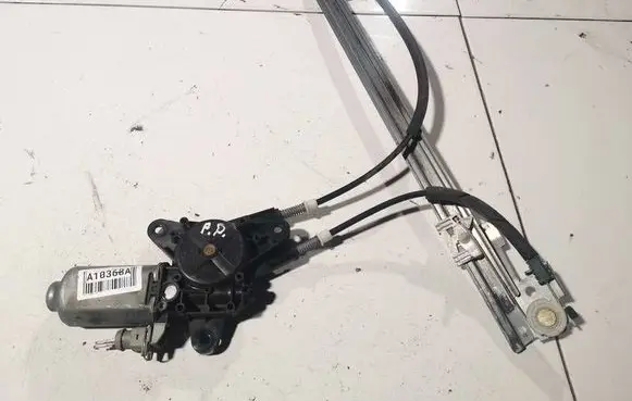 Sliding door window regulator with motor