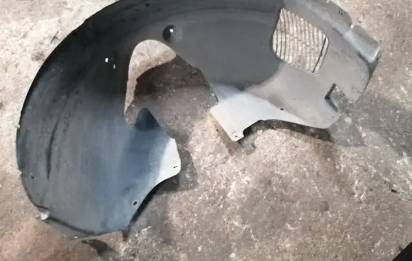 Porsche Cayenne (9PA) Front wheel arch liner splash guards 95550496205