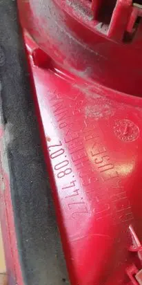 Volkswagen PASSAT B6 Rear/tail lights 27448002