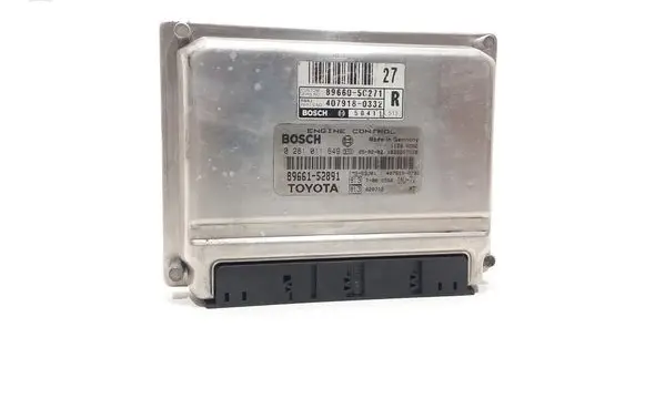 Toyota Yaris Engine control unit/module 0281011649 8966152891 1NDTV