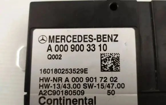 Mercedes-Benz C W205 Fuel injection pump control unit/module A0009003310