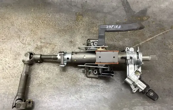 Steering wheel axle