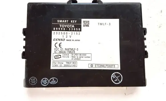 Lexus ES 250 - 300 - 330 Keyless (KESSY) go control unit/module 8999033050 2325002152