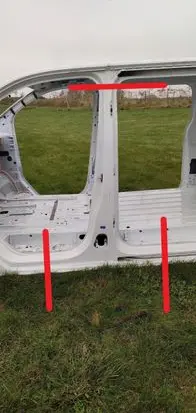 Opel Vivaro Pillar (middle) 