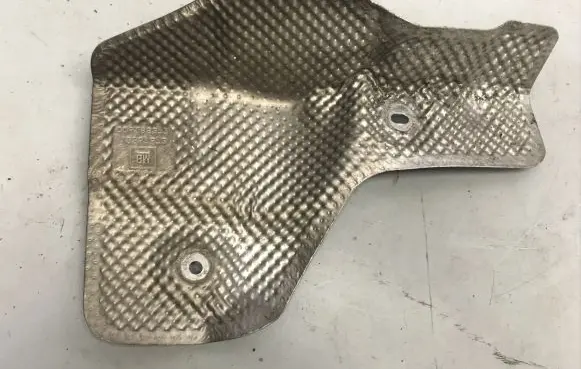 Heat shield in engine bay