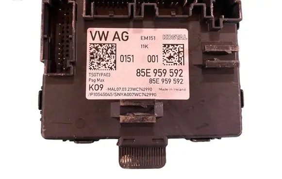 Audi Q4 Sportback e-tron Central body control module 85E959592